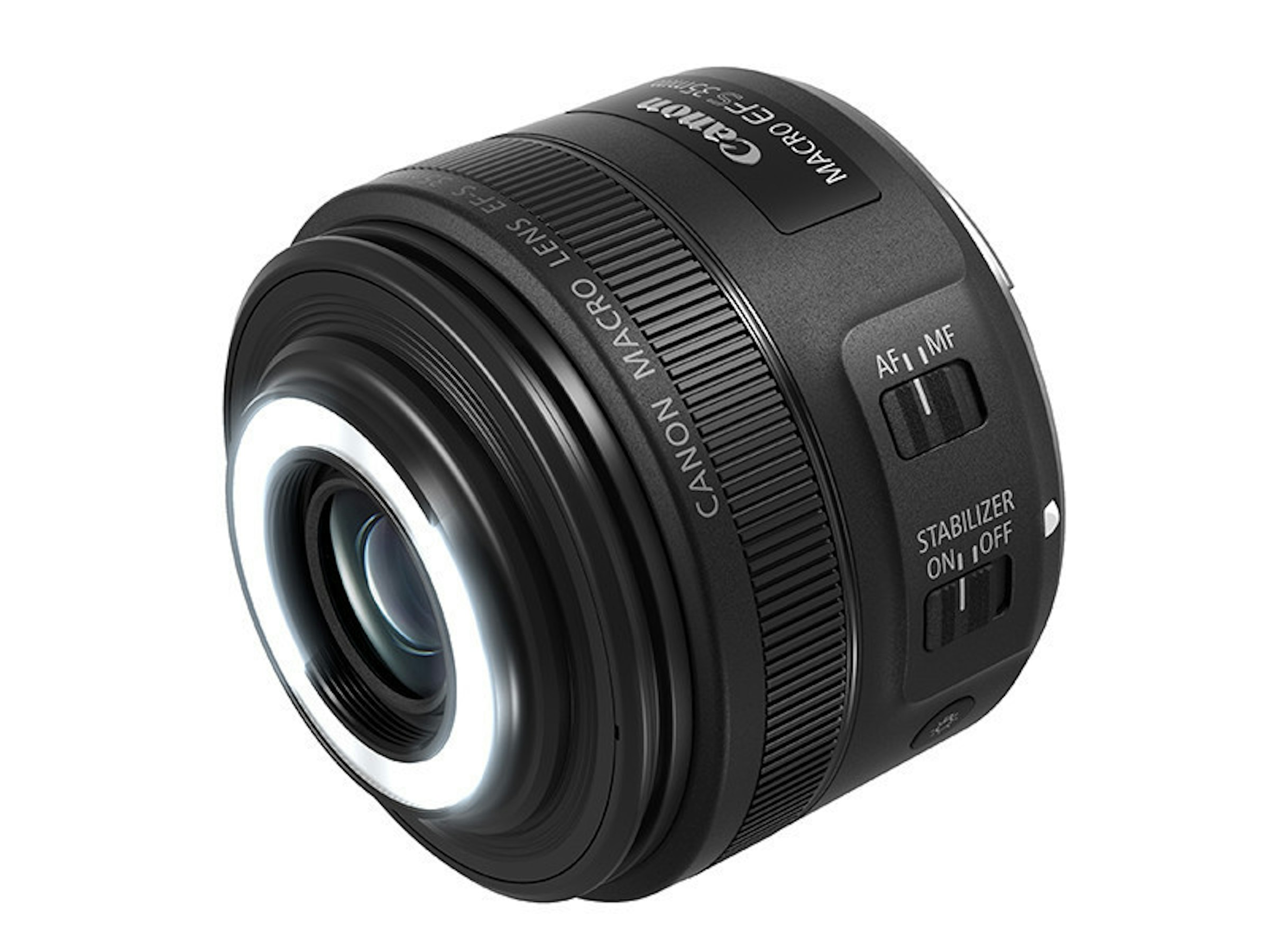 是Canon 發表 EF-S 35mm F2.8 Macro IS STM ， EF-S 接環也有自帶補光燈的微距鏡這篇文章的首圖
