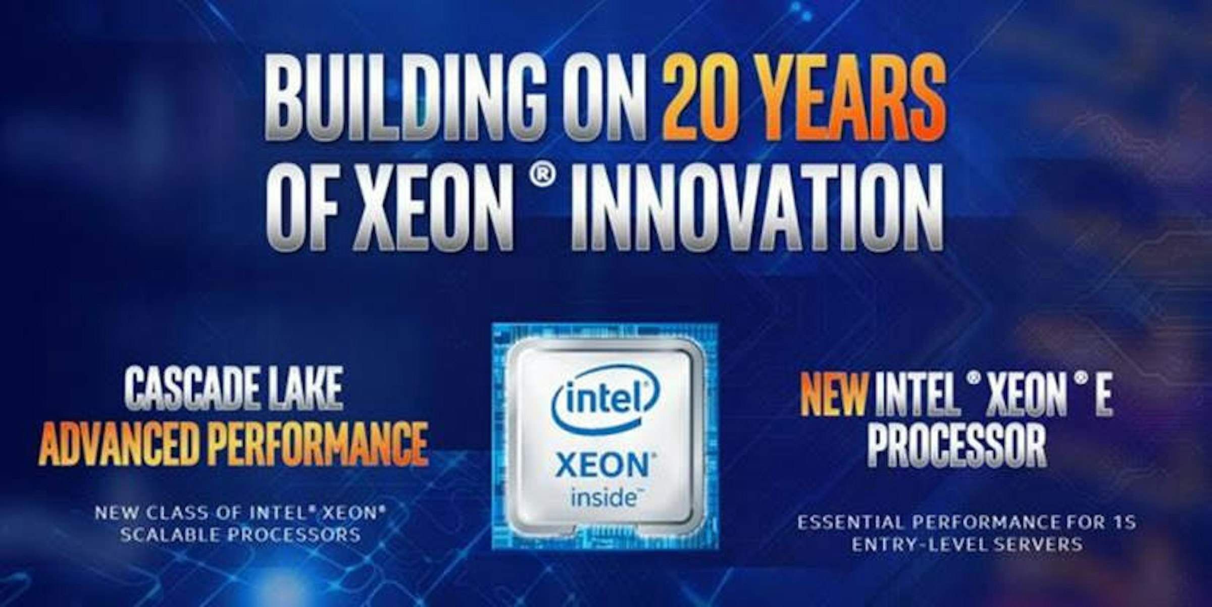 Intel, , Central processing unit, Intel Xeon E5-2609v4, Intel Xeon E5-2687W, Cascade Lake, Intel Core, Persistent memory, Data, Brand, cpu intel xeon e5-2643 v4 [cm8066002041500], text, product, advertising, font, banner, display advertising, brand, product, logo, online advertising, Intel