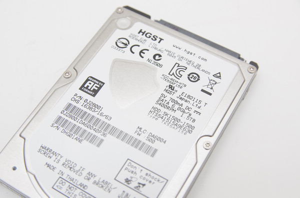 邁向大容量化的2.5 吋硬碟， HGST Travelstar 5K1500 動手玩#wd (73206