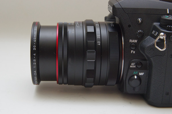 獨一無二的輕巧高質感變焦鏡，HD Pentax-DA 20-40mm F2.8-4ED Limited