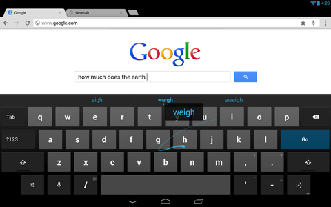 是Android 4.2 發表,主要加入手勢輸入、無線影像傳輸以及多帳號切換這篇文章的首圖