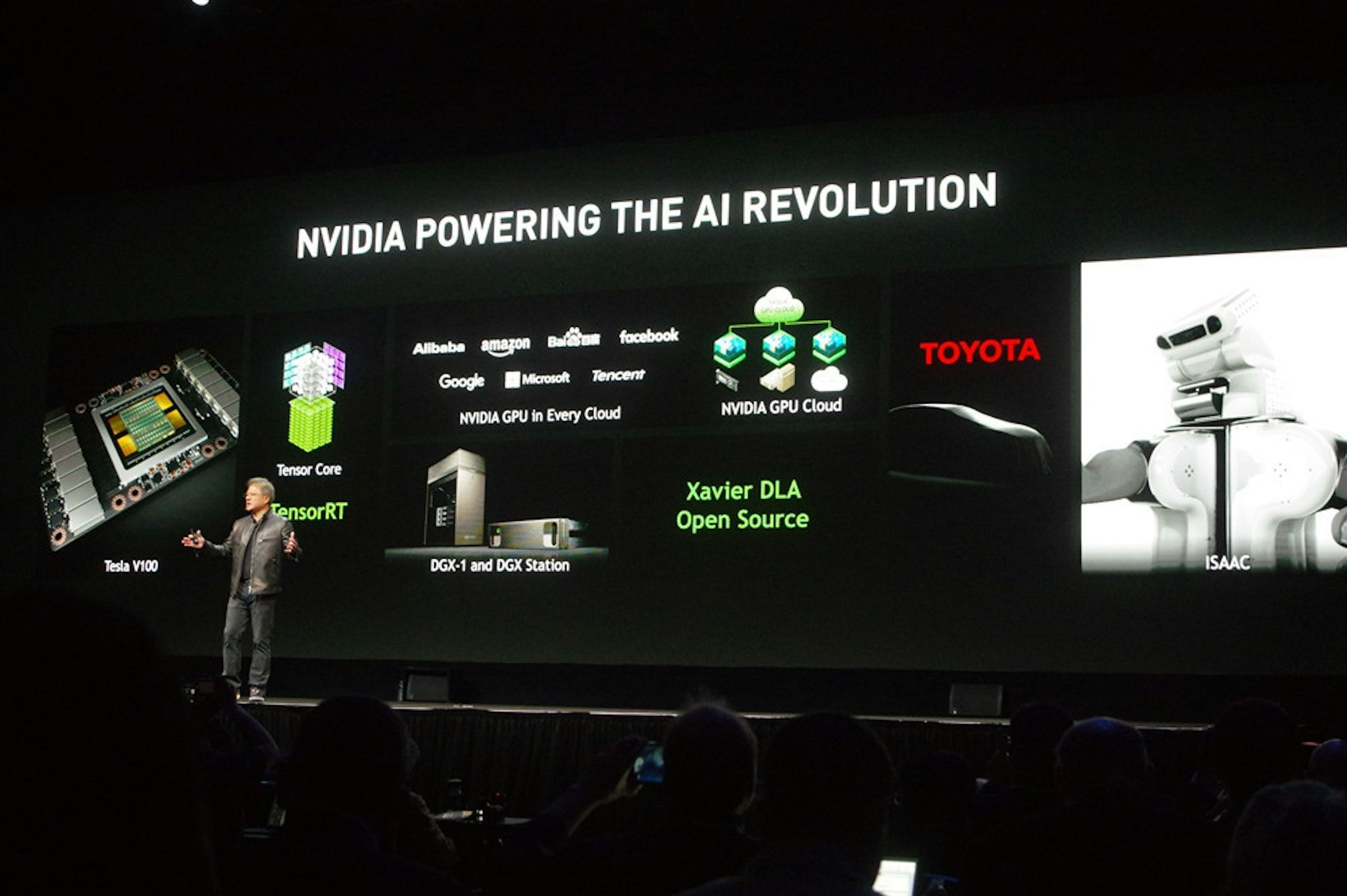 是GTC 2017 ： NVIDIA 主題演講引領 AI 革命，基於 Volta 架構的 Tesla V100 登場、 Xavier 將具備深度學習加速器這篇文章的首圖