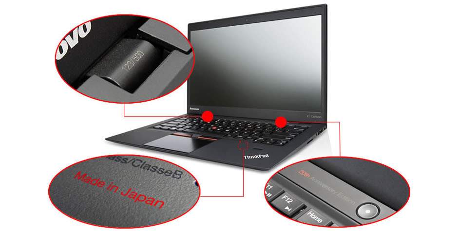 Lenovo 發表日本紀念版X1 Carbon ，日本限量製造並贈送職人筷#Thinkpad