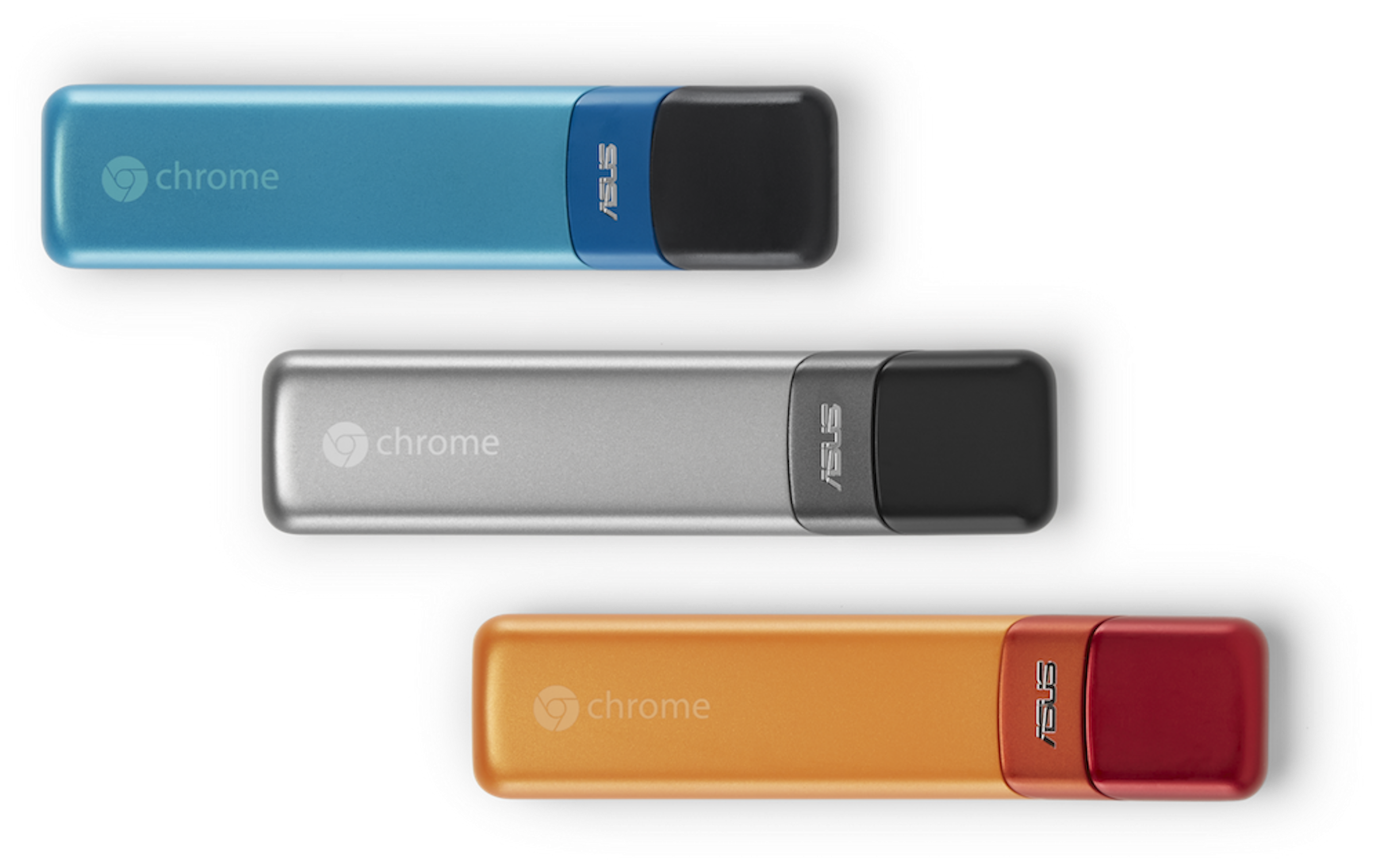 是華碩再添兩款 Chromebook 產品，為 Chromebook Flip 、另一為電視棒設計的 Chromebit這篇文章的首圖