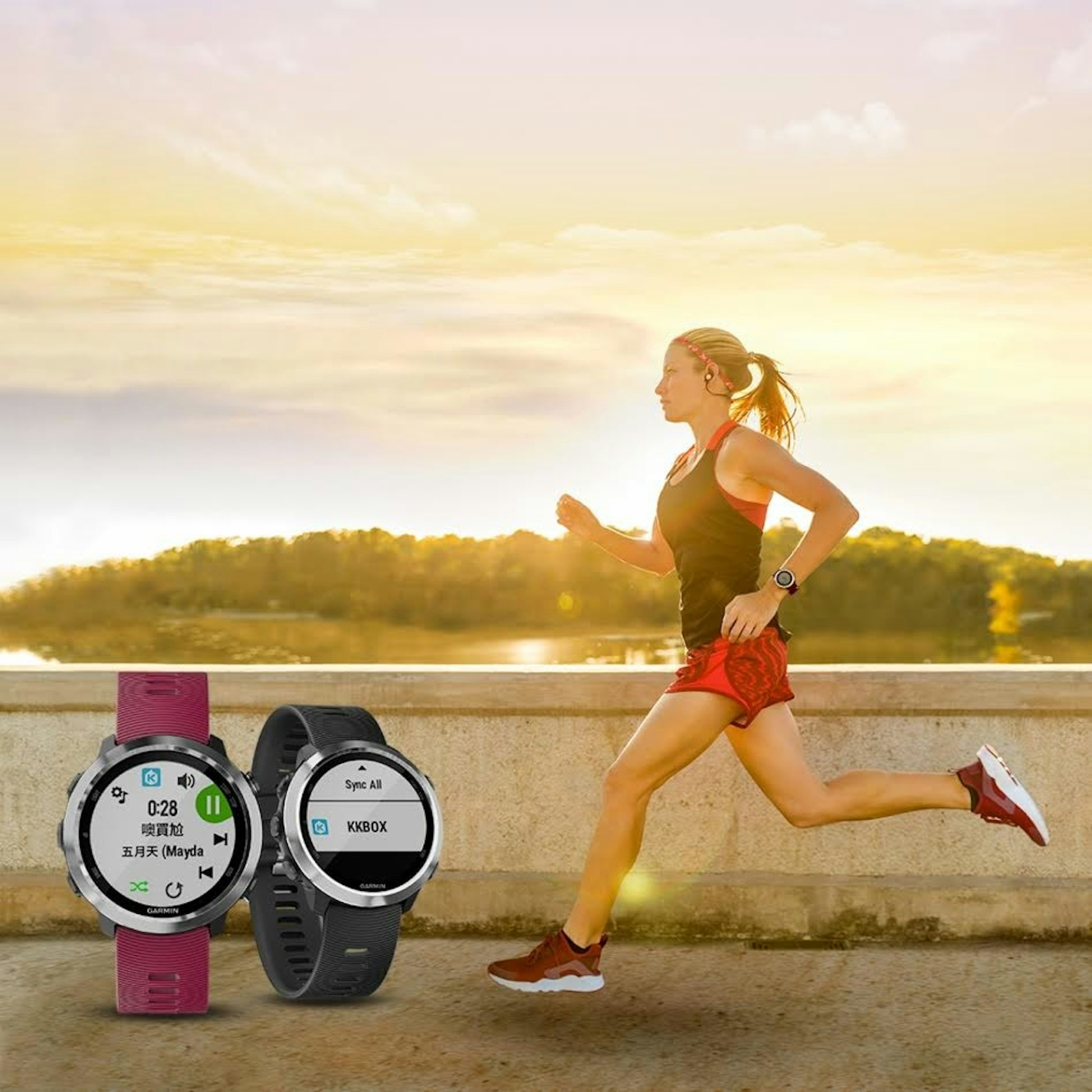 GPS Navigation Systems, Garmin Forerunner, , , Garmin Ltd., Music, Watch, , GPS watch, Heart rate monitor, garmin forerunner 645 music, race, morning, running, recreation, physical exercise, ultramarathon, sky, fun, sports