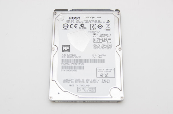 邁向大容量化的2.5 吋硬碟， HGST Travelstar 5K1500 動手玩#wd (73206