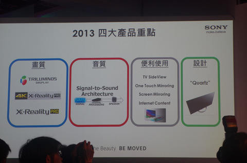 強調聲、色皆美， Sony 2013 年BRAVIA 高畫質液晶電視五月登台#lcd tv