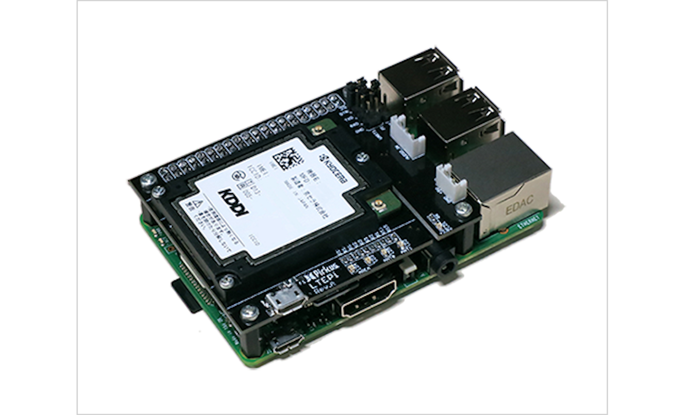 是以 M2M 、 IoT 應用開發為目標客群，樹莓派專用 4G 模組 LTEPi 登場這篇文章的首圖