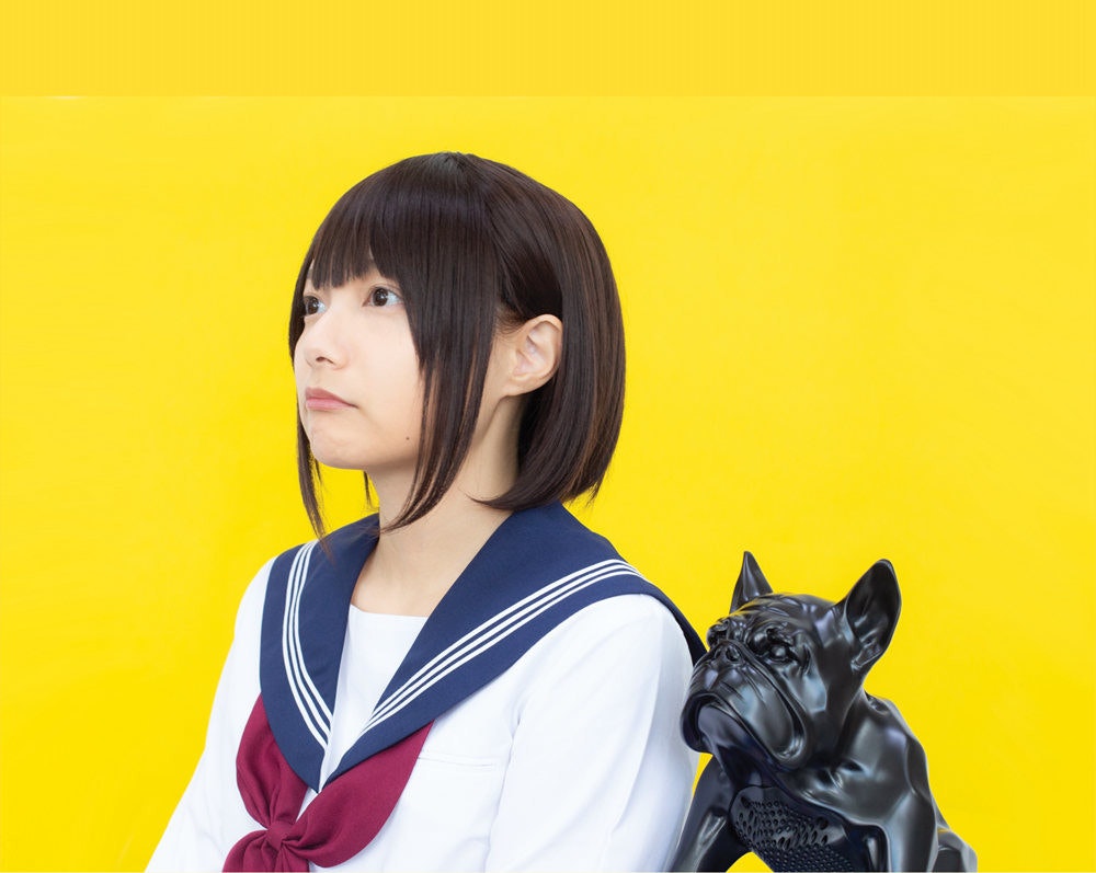 Cosplay, Crowdfunding, Black hair, , FlyingV, Hair coloring, Design, Life, Creativity, Human, black hair, Hair, Yellow, Hairstyle, Black hair, Bangs, Long hair, Smile, Costume
