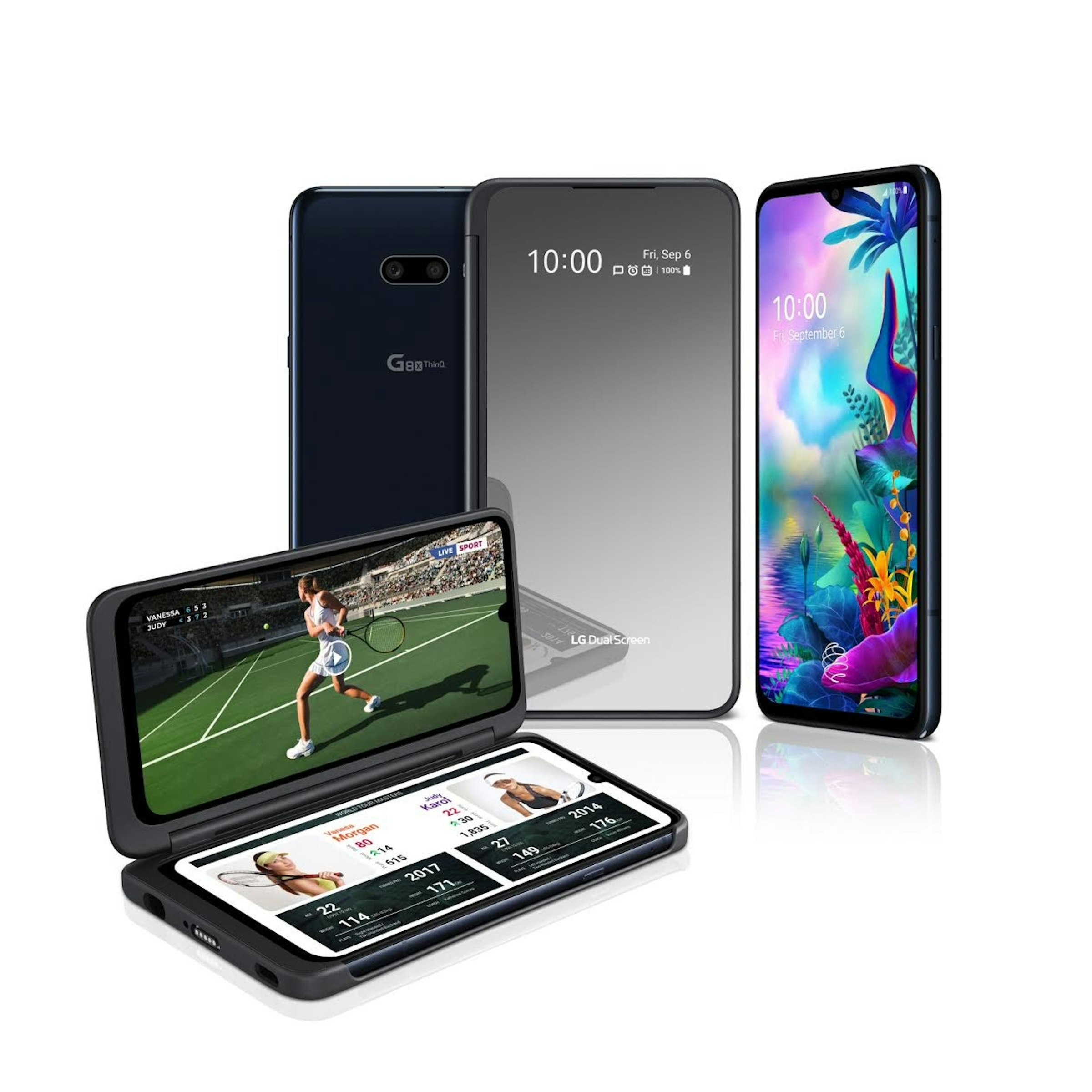 LG G7 ThinQ, Smartphone, LG G8 ThinQ, Feature phone, LG V50 ThinQ, , LG, LG Electronics, LG Optimus 2X, IFA 2019, LG, Gadget, Electronic device, Technology, Mobile phone, Communication Device, Multimedia, Smartphone, Portable communications device, Electronics, Handheld device accessory