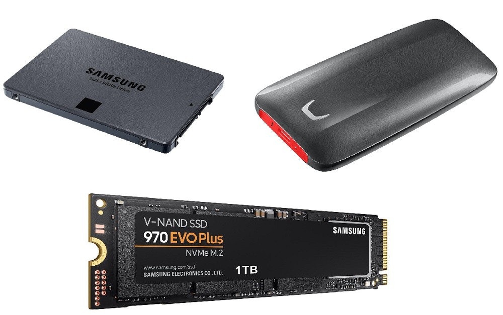 Samsung 970 EVO SSD, Samsung SSD 970 PRO NVMe M.2 MZ-V7P, Samsung 850 EVO SSD, Samsung SSD 960 EVO NVMe M.2, Samsung 850 EVO M.2 SSD, Solid-state drive, M.2, Hard Drives, NVM Express, Samsung 850 PRO III SSD, Samsung 970 EVO SSD, Electronic device, Technology, Electronics, Electronics accessory, Cable, Electronic component