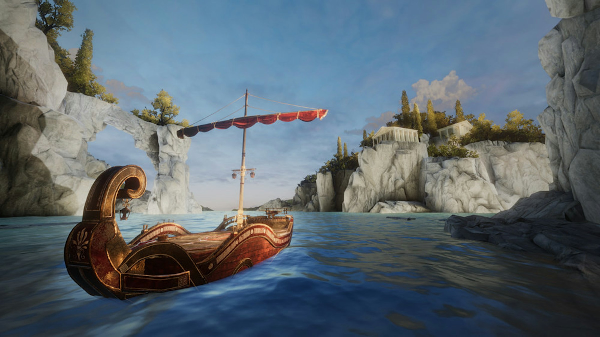 Virtual reality, Escape room, Video Games, Assassin's Creed, The VR Room, VRChat, , , Game, Room, VR Escape Room Time, Games, Illustration, Sky, Art, Rock, Painting, Landscape, Screenshot, Wind wave, Vehicle