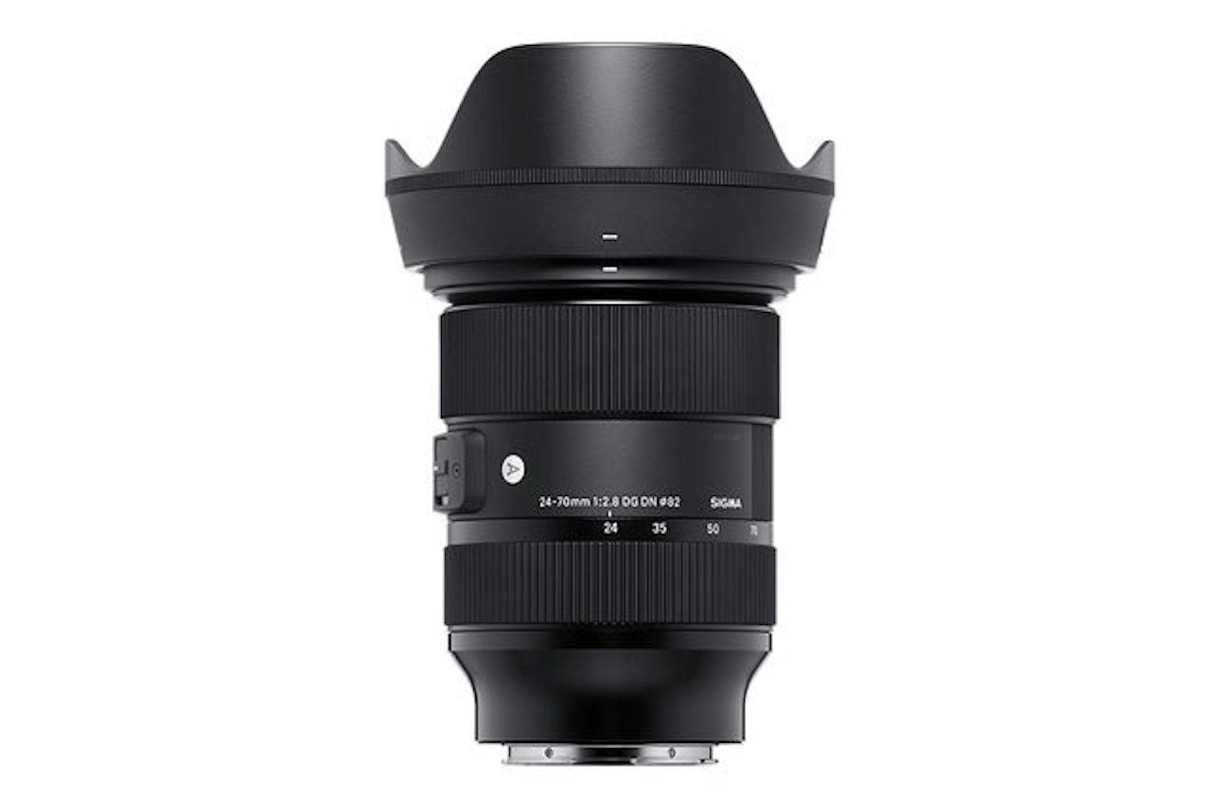 照片中提到了24-70mm 1:2.8 DG DN 082、24、35，包含了鏡頭、鏡頭、數碼單反、增距鏡、鏡頭遮光罩