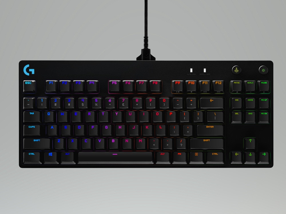 照片中提到了F12、F4、F5,包含了羅技G Pro X鍵盤、計算機鍵盤、Logitech Pro X遊戲耳機,帶藍色語音、羅技G Pro X鍵盤、電腦鼠標