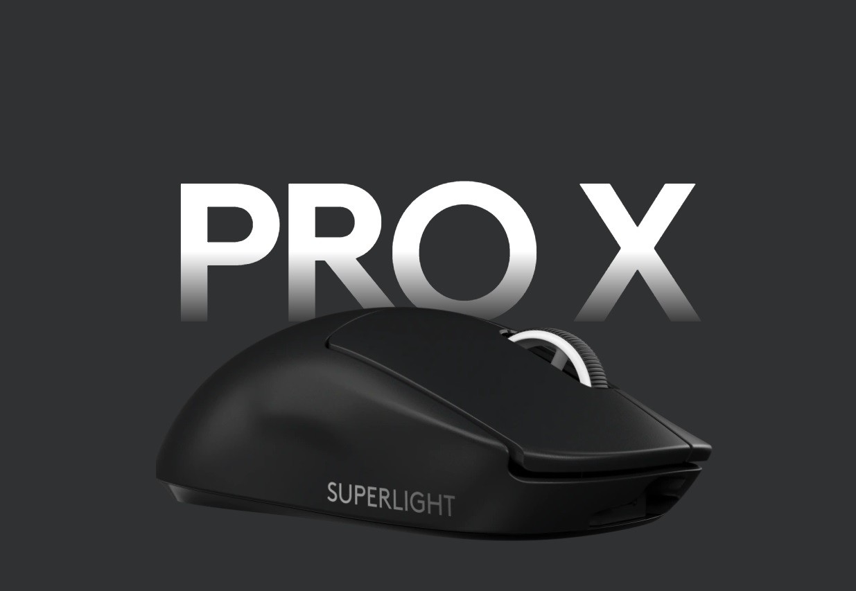 羅技推出僅63 克的無線電競滑鼠Logitech G PRO X Superlight ，不過