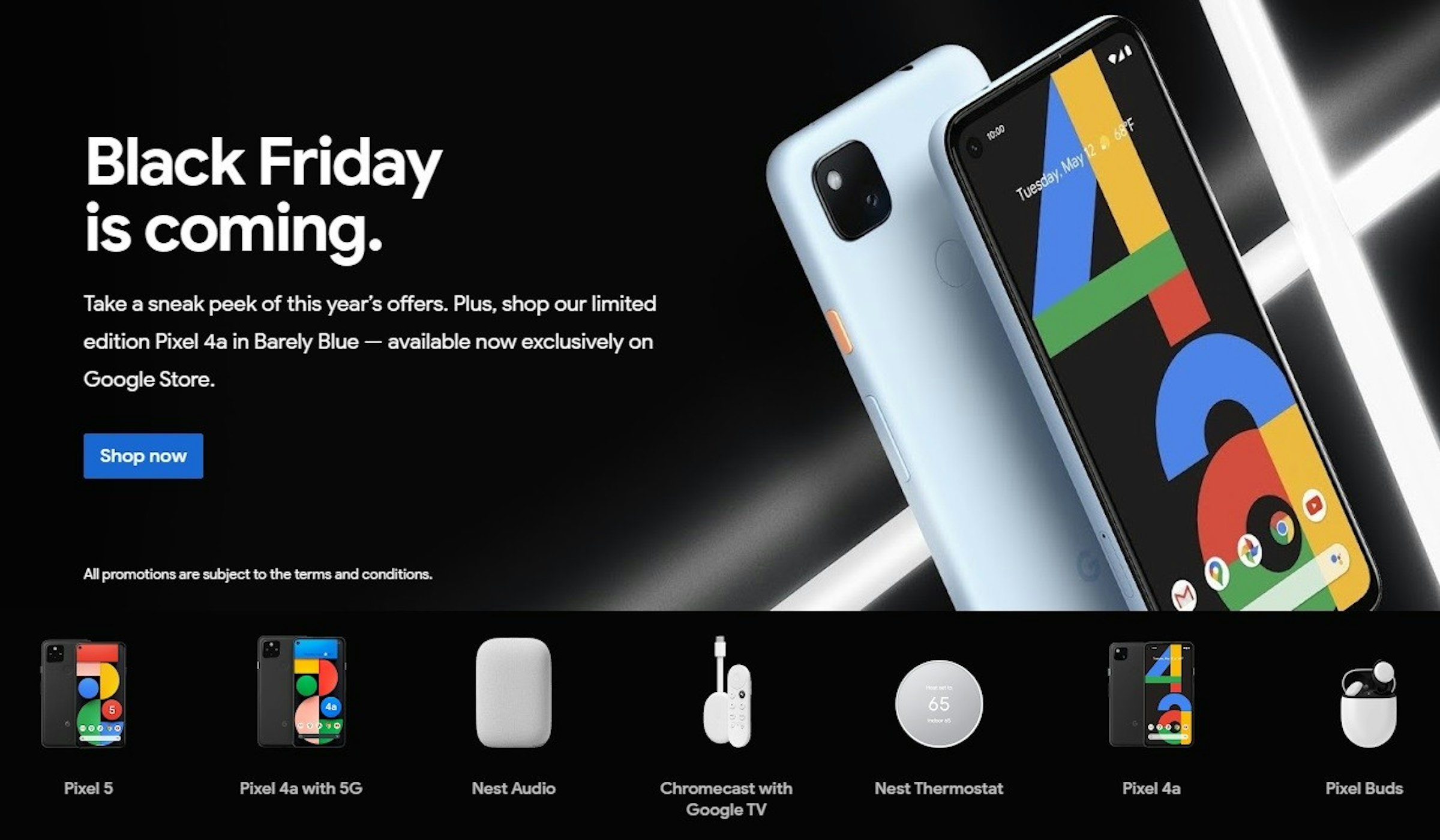照片中提到了Black Friday、is coming.、Tuesday. May 12 68F，跟Chromecast有關，包含了等待某事的想法、移動設備、便攜式通訊設備、多媒體、手機