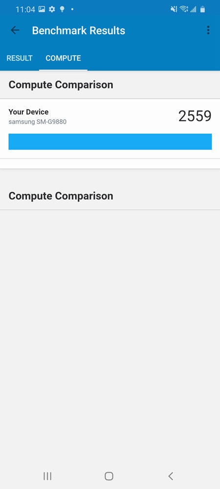 照片中提到了Benchmark Results、RESULT、COMPUTE,包含了屏幕截图、屏幕截图、角度、线、字形