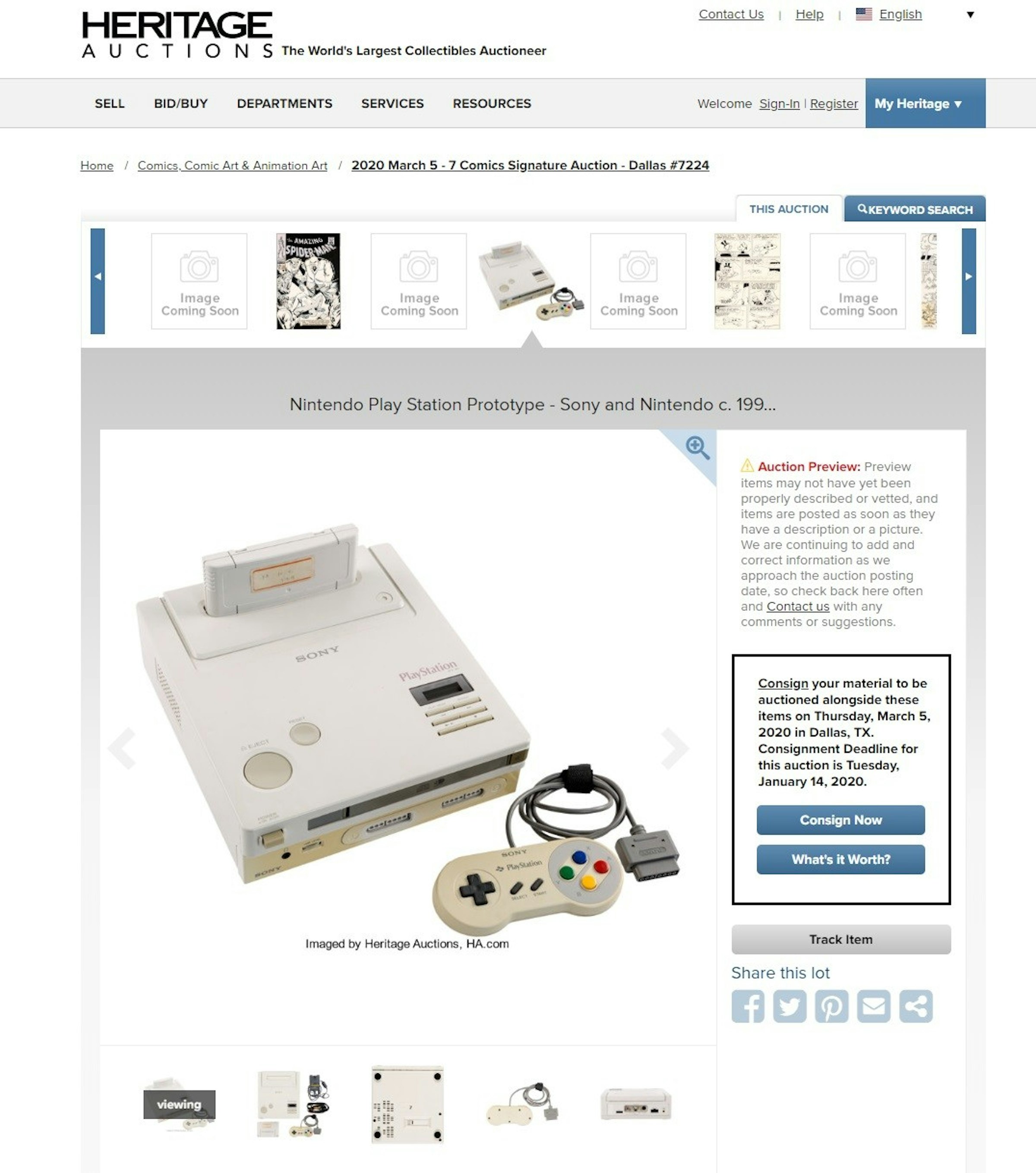 照片中提到了Contact Us、I Help、HERITAGE，跟電子貿易有關，包含了網頁、任天堂、電子遊戲機、超級NES CD-ROM、PlayStation Eye