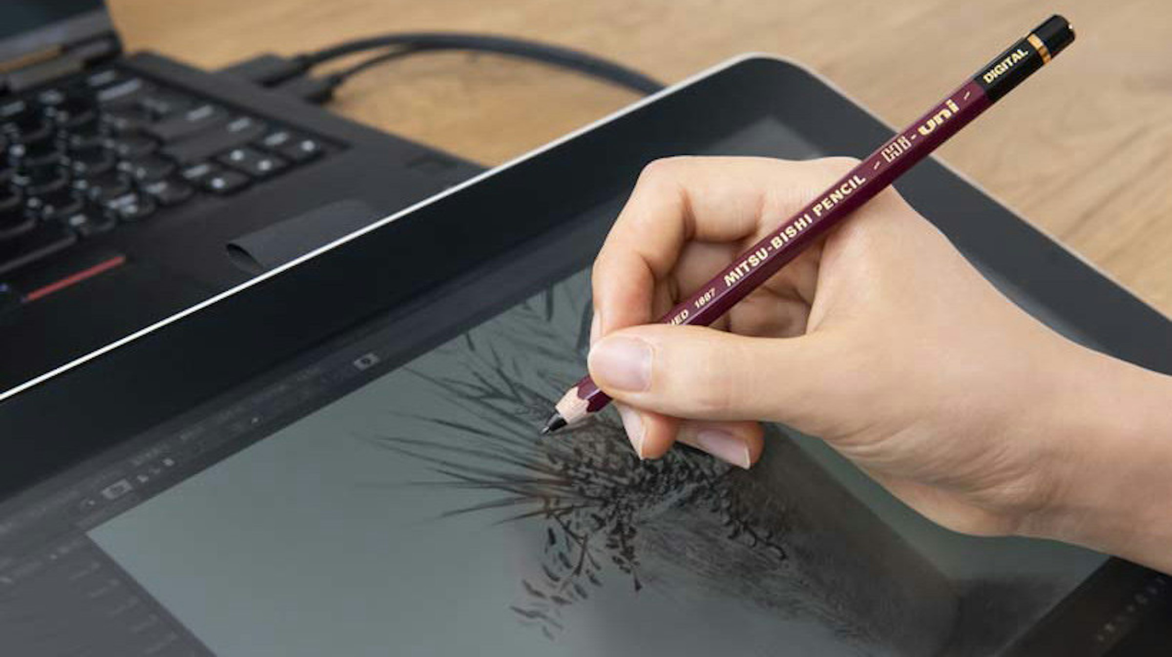 照片中提到了ED 1887 MITSU-BISHI PENCIL - HB-Uni、DIGITAL、1.，包含了釘、產品設計、釘、設計、產品