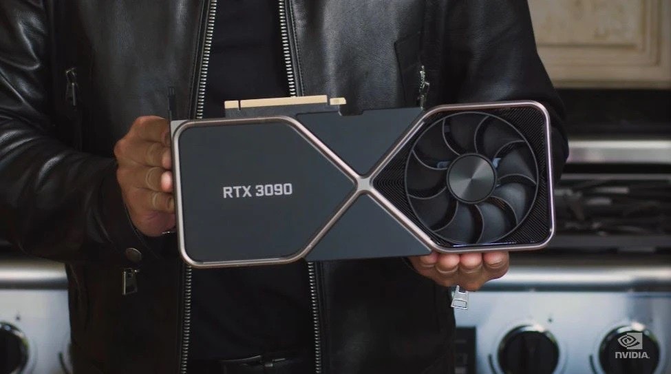 照片中提到了RTX 3090、NVIDIA.，跟英偉達有關，包含了rtx 3090、NVIDIA GeForce RTX、圖形處理單元、英偉達RTX