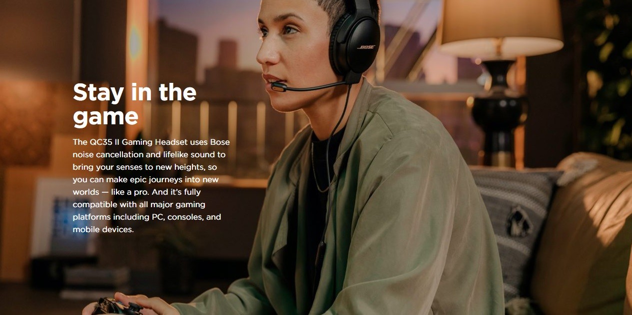 bose quietcomfort 35 ii wireless gaming headset