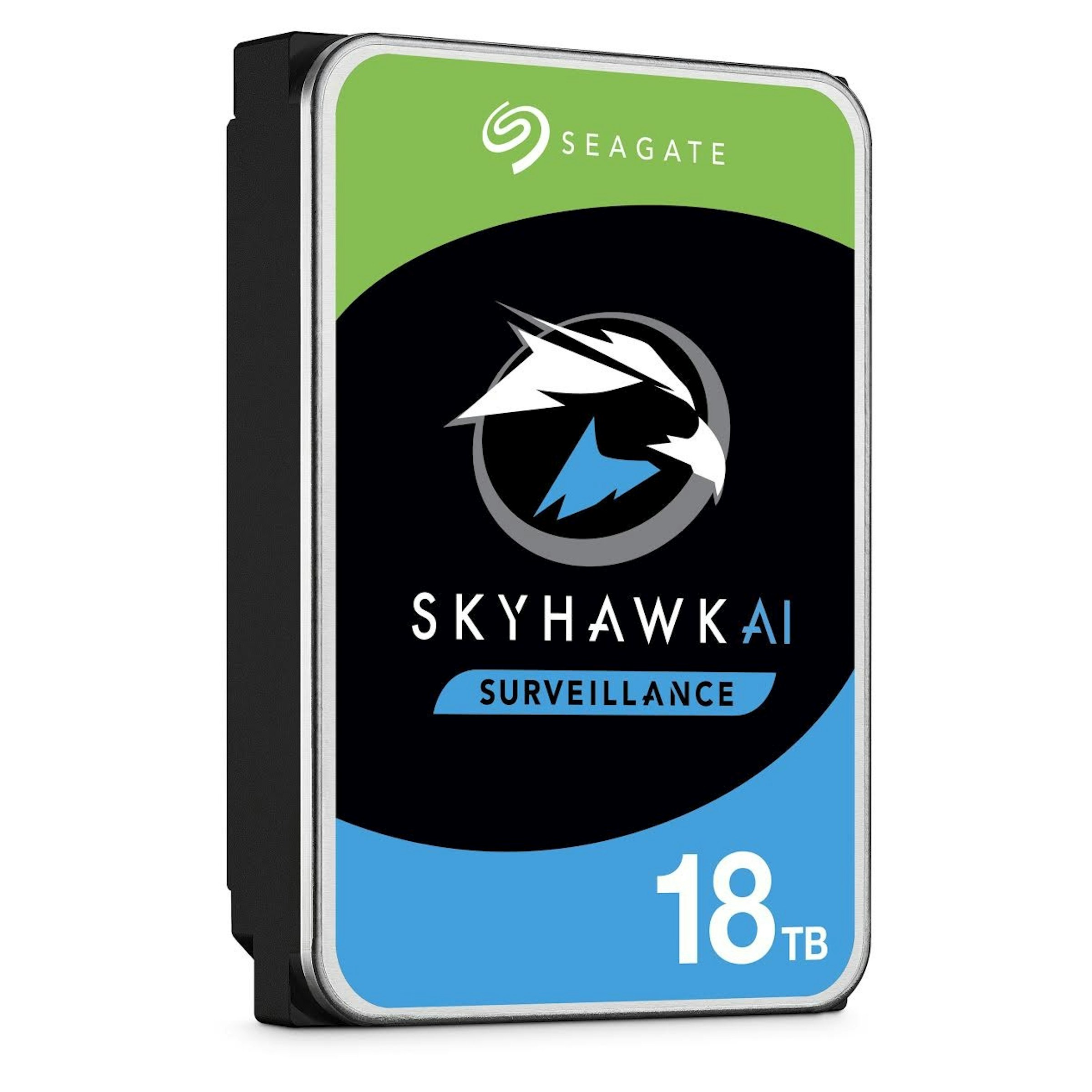 照片中提到了SEAGATE、SKYHAWKAI、SURVEILLANCE，跟希捷科技有關，包含了希捷天鷹1TB、希捷天鷹監控硬盤3.5英寸、硬盤驅動器、2 TB