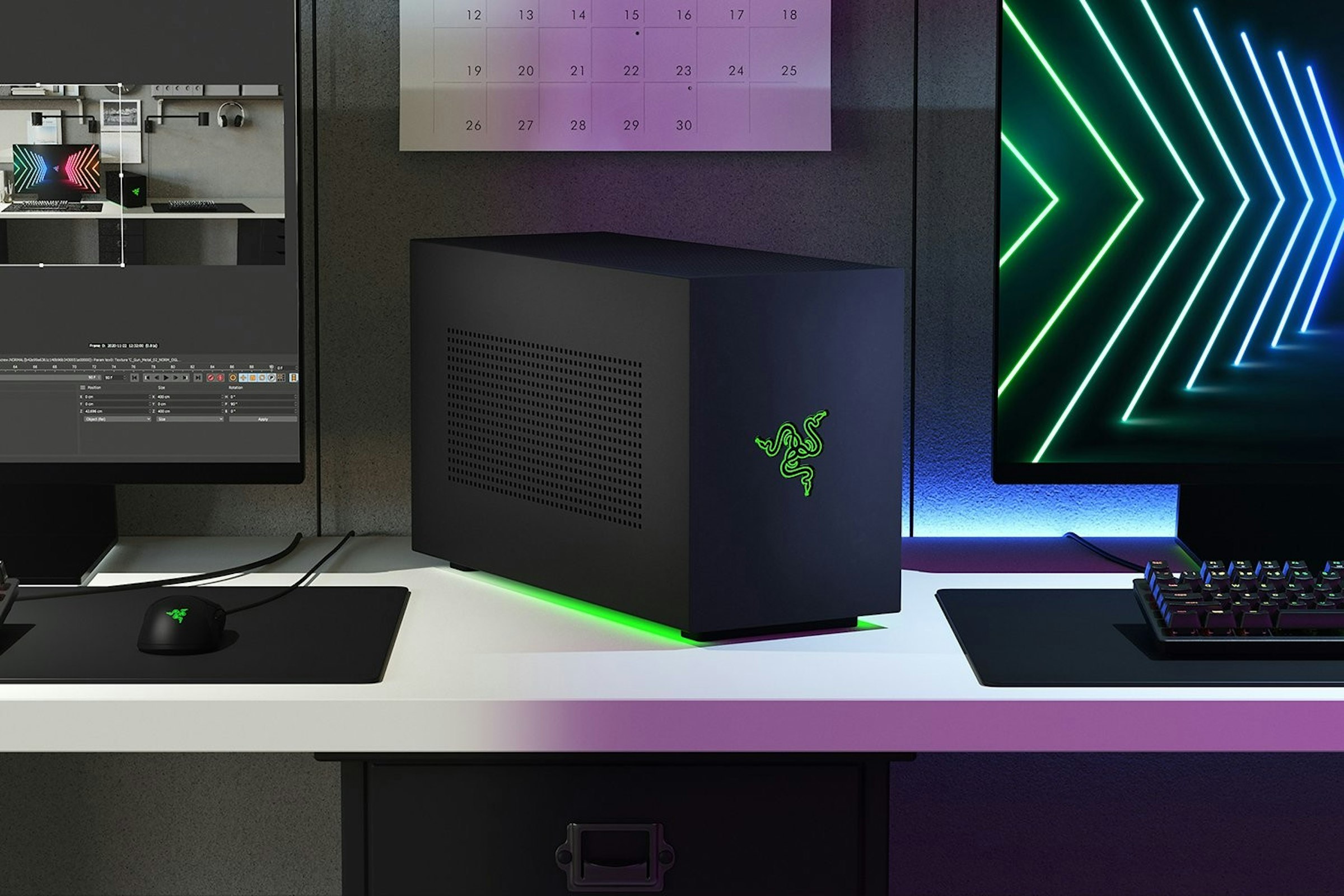 Razer 的intel Nuc 系統以razer Tomahawk Gaming Desktop 名義發表 電競 Cool3c