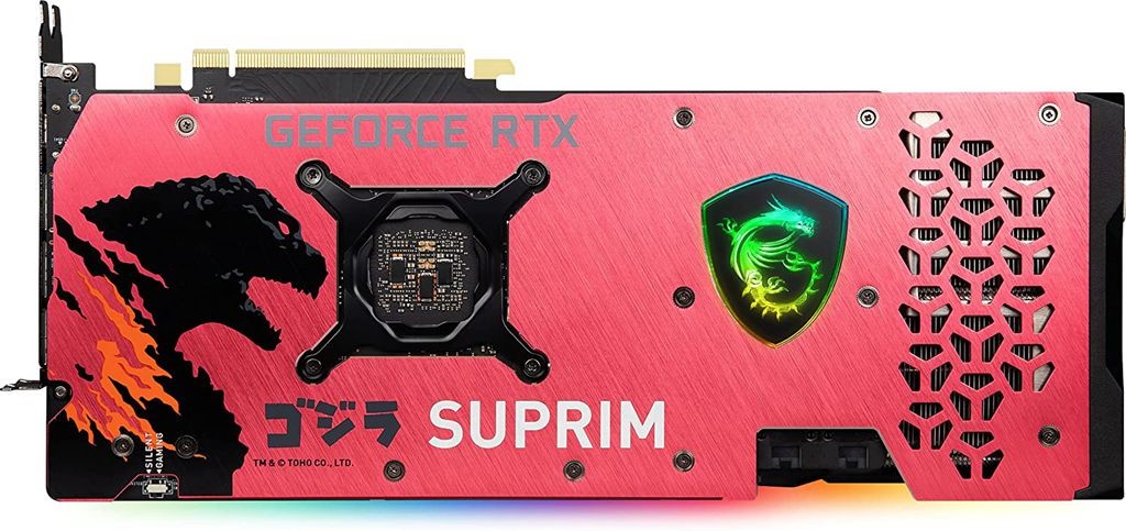 微星與東寶在日本發表限量1,000 張的GeForce RTX 3070 SUPRIM SE