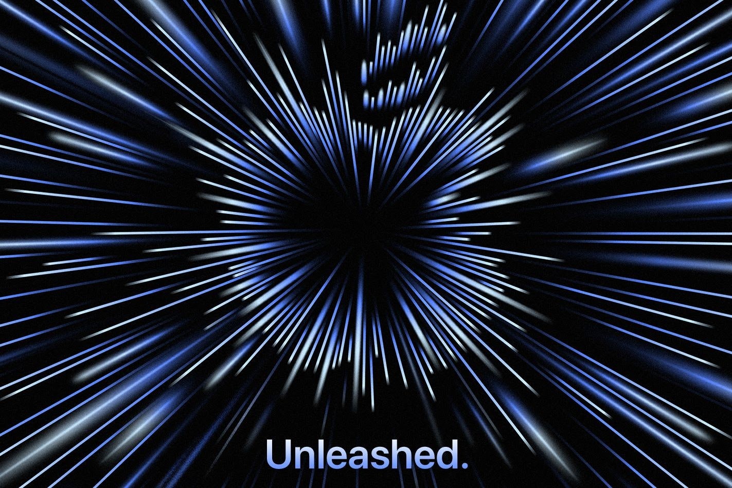 照片中提到了Unleashed.，包含了天空、對稱、線、牆紙、電腦