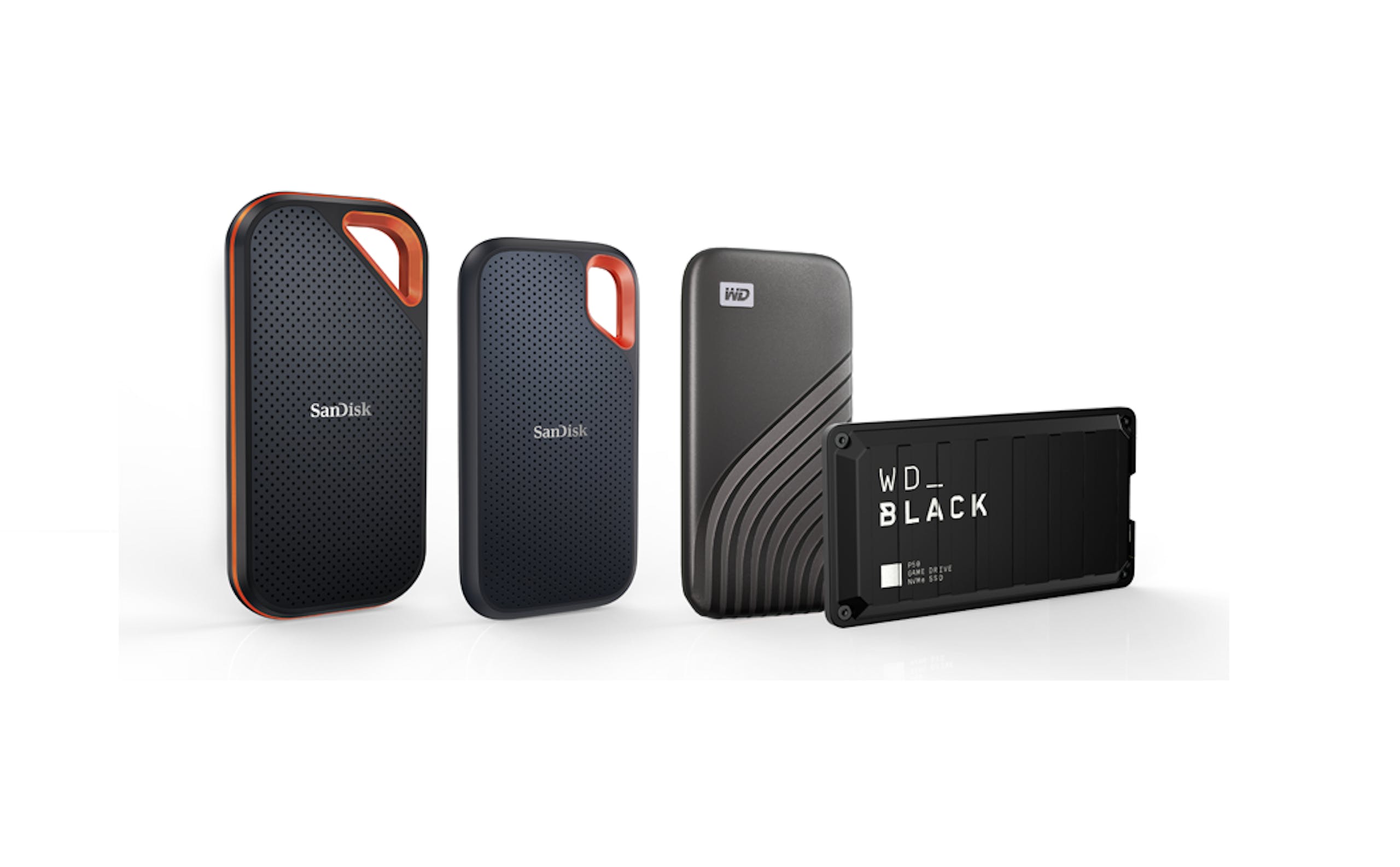 照片中提到了WD、Sanisk、SanDisk，跟Le BonMarché有關，包含了4 TB、4 TB、固態硬盤、西部數據、西部數據