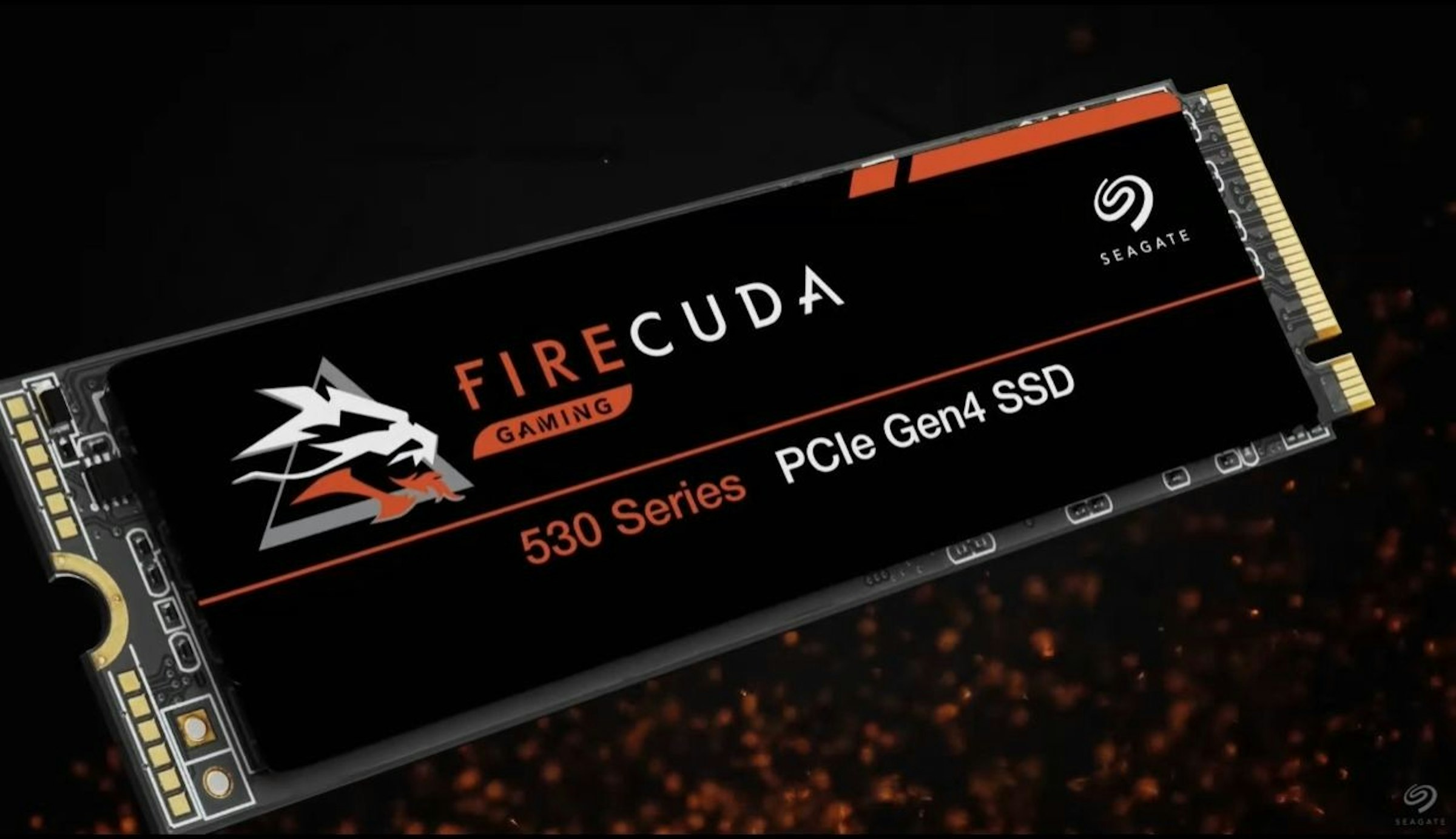 照片中提到了FIRECUDA、SEAGATE、GAMING，跟專業牛車手、愉景灣有關，包含了電腦牆紙、商標、圖形、字形、牌