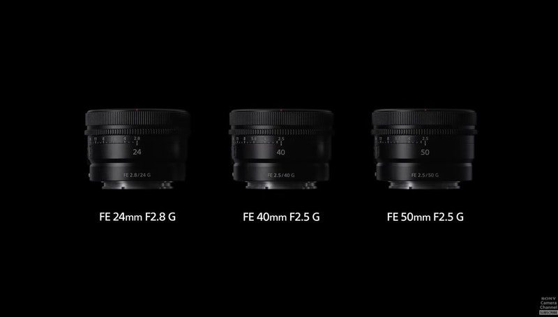 Sony 發表三款全片幅定焦大光圈 G 鏡頭，焦段不同、尺寸相近且均一價 7.9 萬日幣