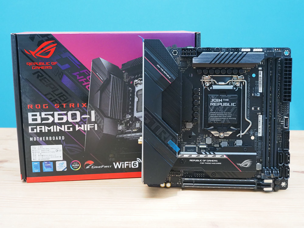 搭配65W Rocket Lake 剛剛好，華碩ROG Strix B560-I Gaming WiFi 動手