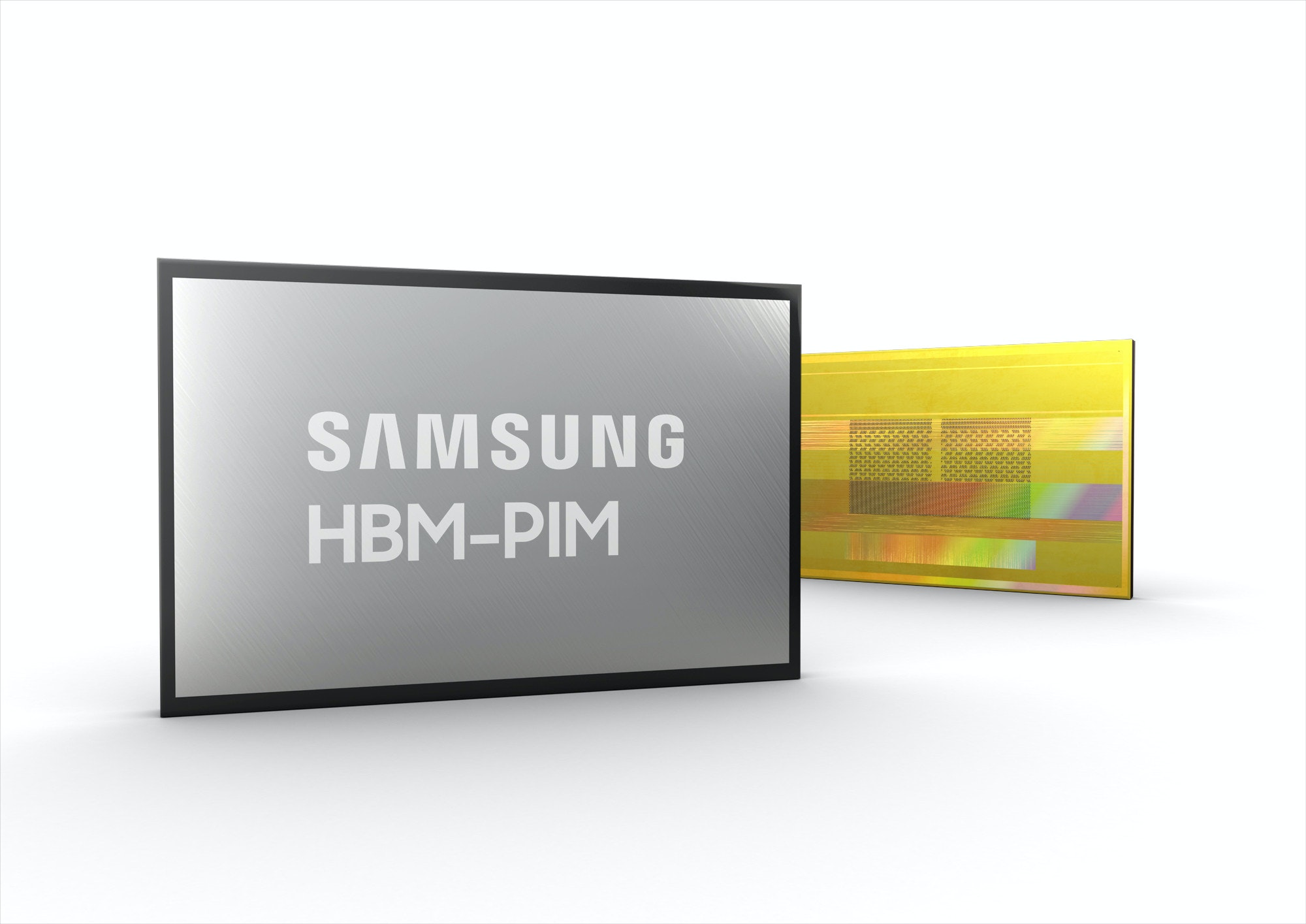 照片中提到了SAMSUNG、HBM-PIM,包含了三星、高帶寬內存、半導體存儲器、三星電子、三星集團