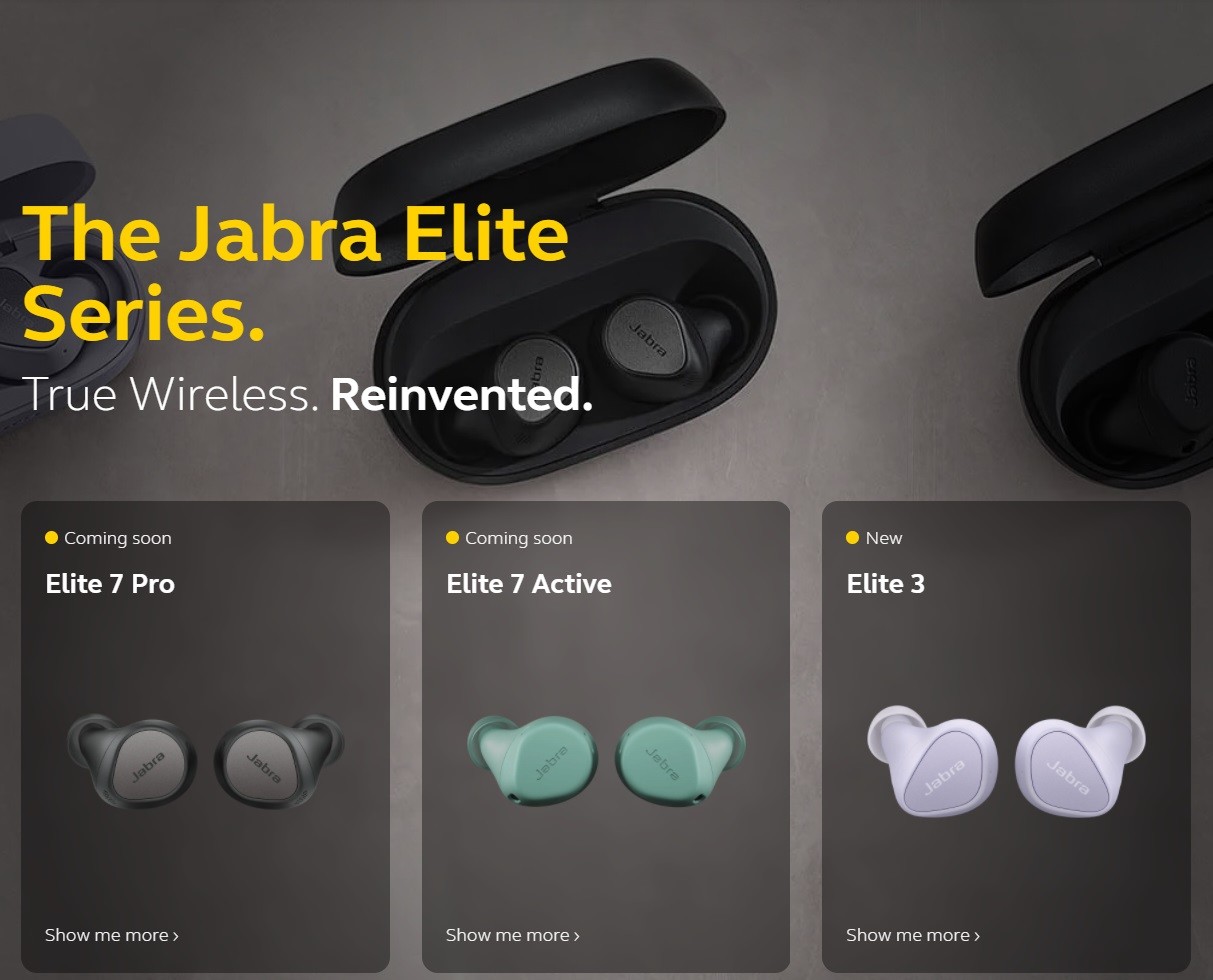 Jabra 一口氣發表Elite 7 Pro 、 Elite 7 Active 與Elite 3 等真無線