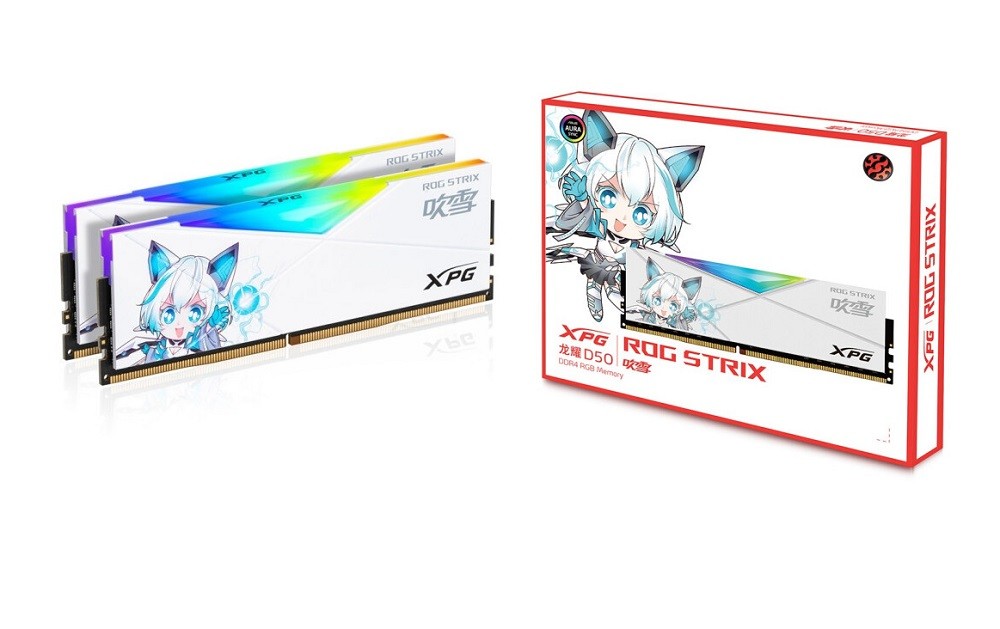 萌文化上身，威剛XPG 在中國與華碩ROG STRIX 聯名推出龍耀D50
