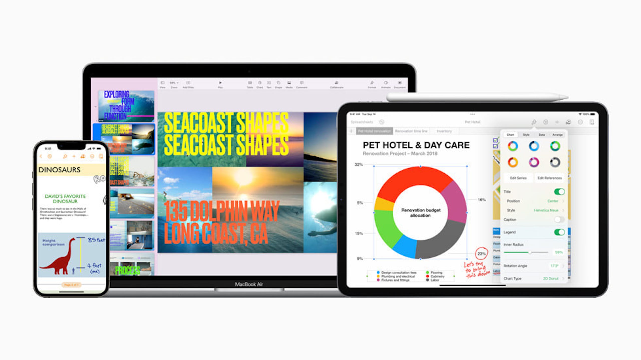 照片中提到了EXPLORING、FORM、THROUGH，包含了蘋果iwork、我工作、蘋果、頁面、數字