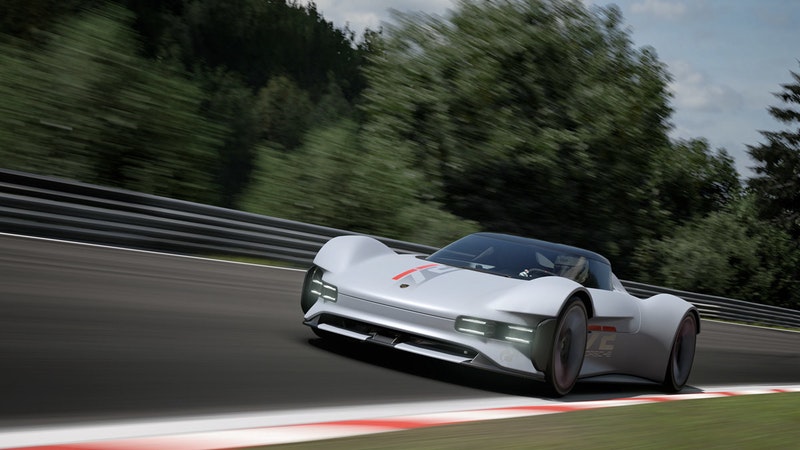 保時捷發表 Porsche Vision Gran Turismo ，一輛專屬於 Gran Turismo 7 的虛擬超跑