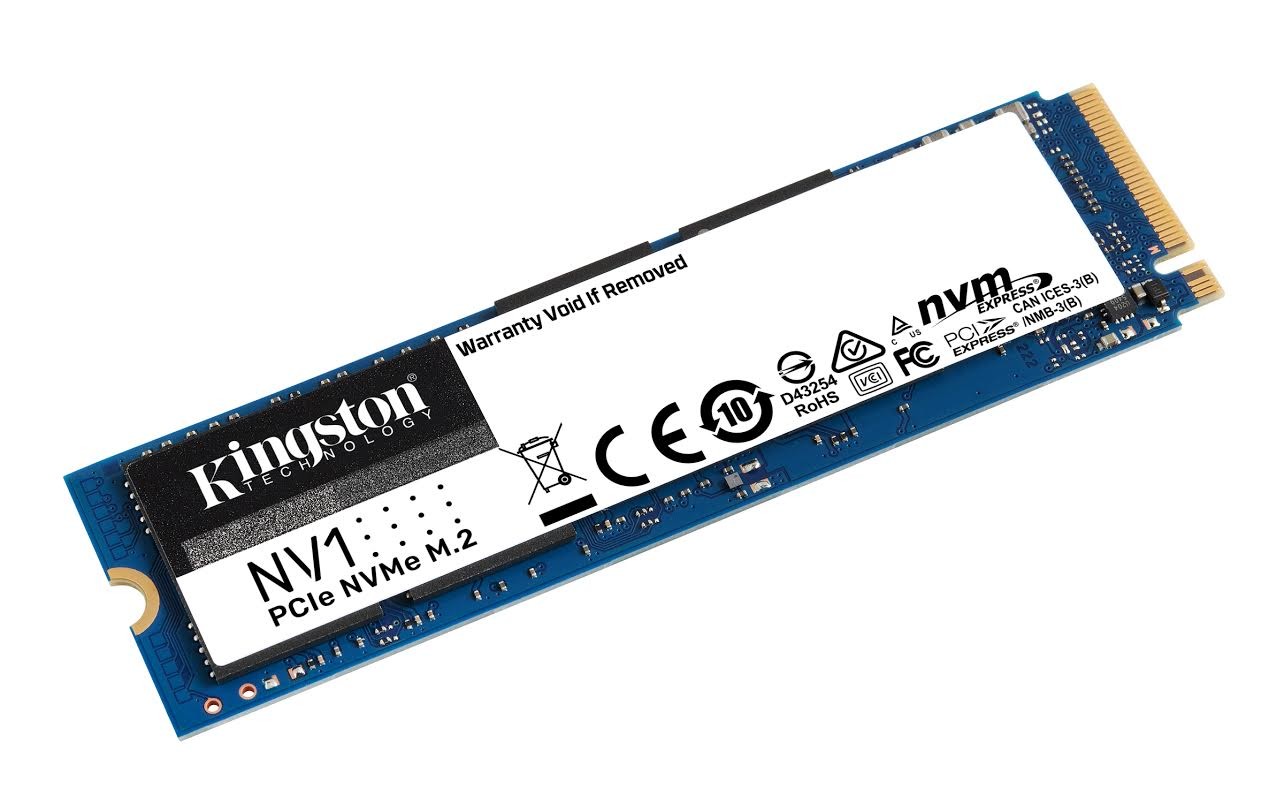 Kingston 推出入門級NV1 SSD ，採單面顆粒PCIe Gen 3x4 SSD