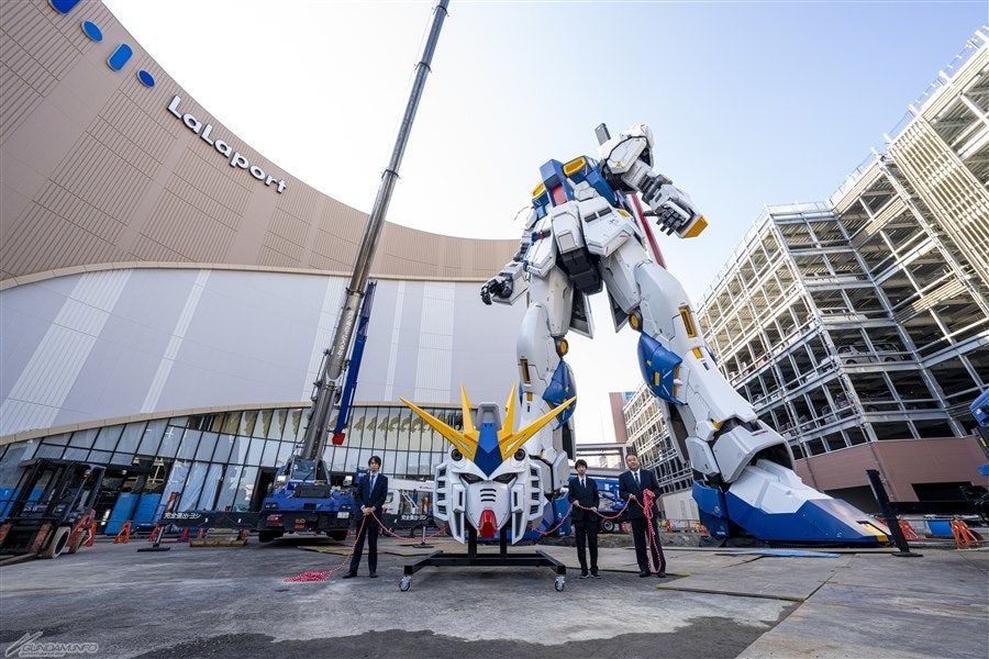 照片中提到了LaLaport、GUNDAMNRO,包含了運動場館、機、運動場館、服裝、娛樂