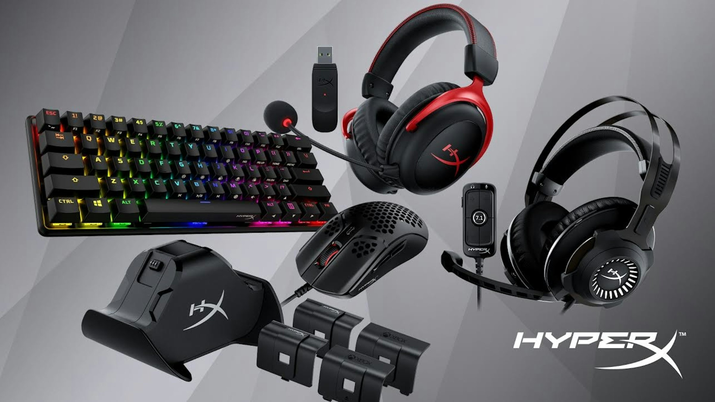 照片中提到了ESC、1!、45，包含了金斯頓、CES 2021、金士頓科技、HyperX合金的起源、超級