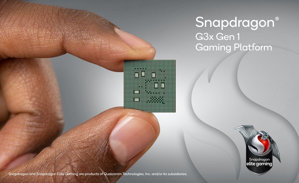 照片中提到了Snapdragon、G3x Gen 1、Gaming Platform，跟高通公司有關，包含了特寫、電子產品、產品設計、設計、牌