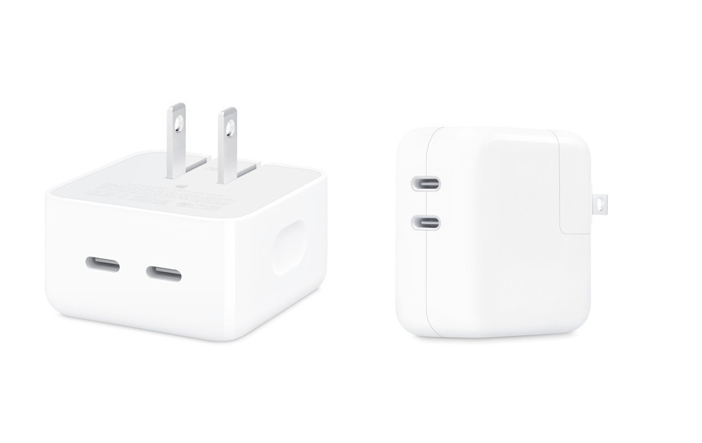 WWDC 2022 ： 蘋果推出兩款小型化35W 雙埠USB Type-C 充電器，與67W 單