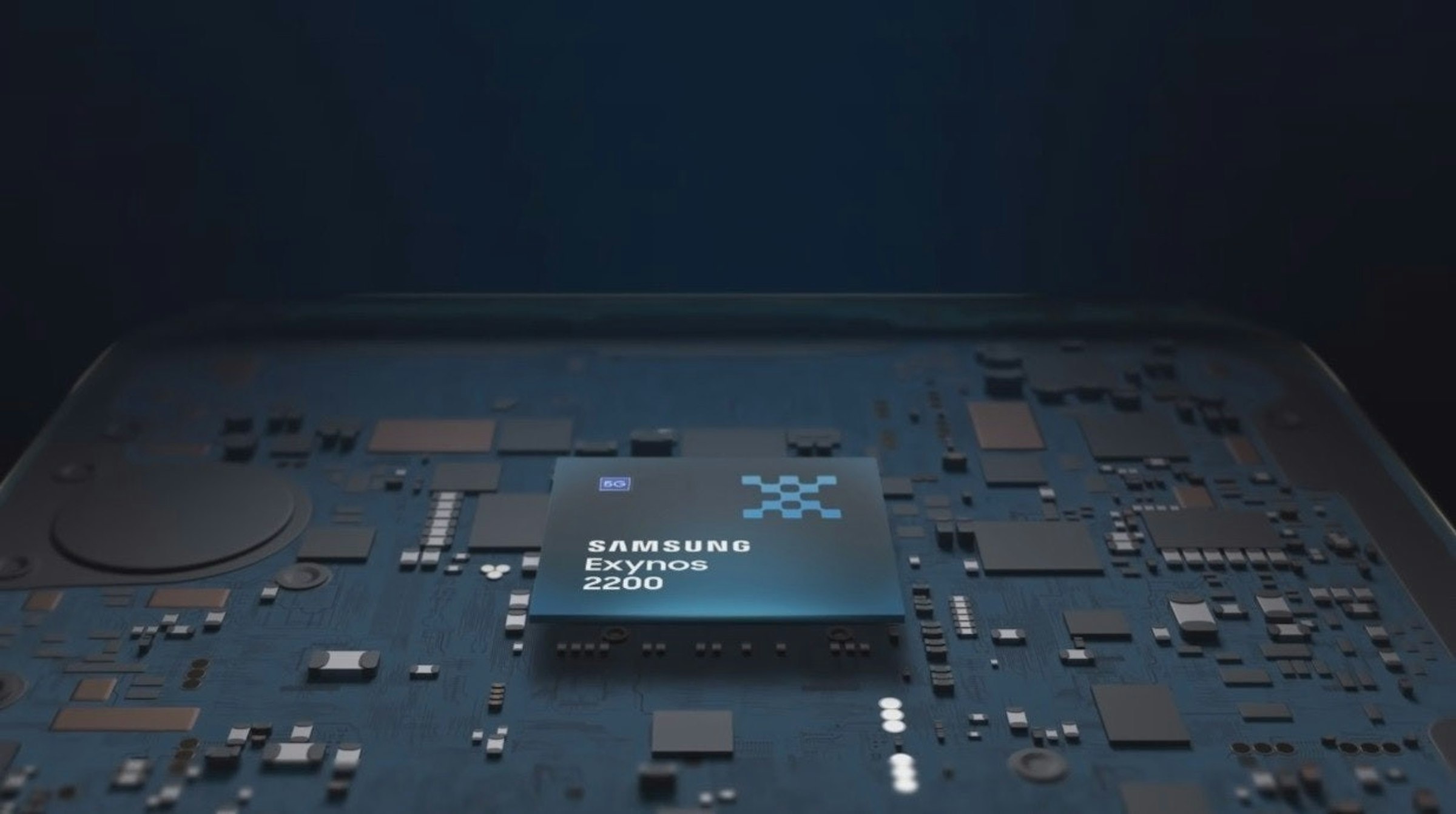 照片中提到了SAMSUNG、Exynos、2200，包含了銀河 s22 處理器、三星蓋樂世 S22、三星、Exynos、中央處理器