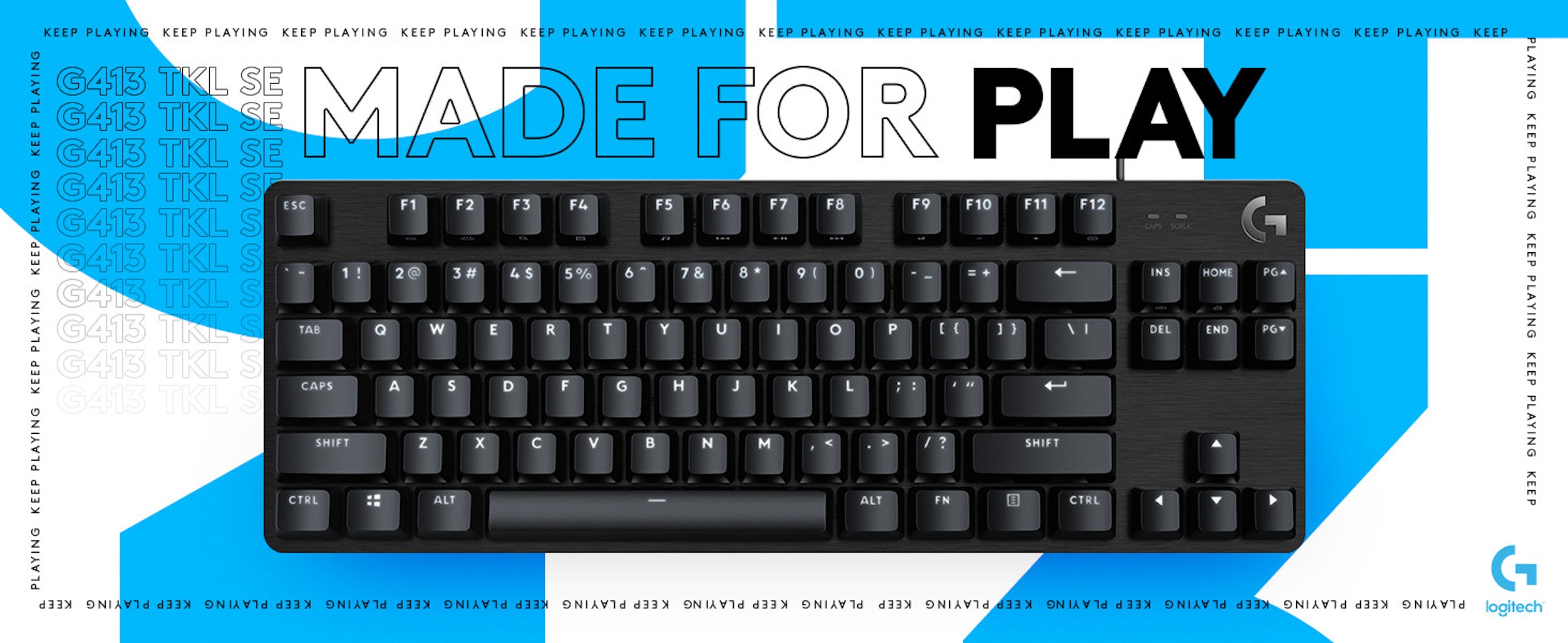 羅技推出70 美金起的平價機械式鍵盤g413 Se 採cherry Mx 軸 提供全尺寸與無數字區兩種配置 電競鍵盤 Cool3c
