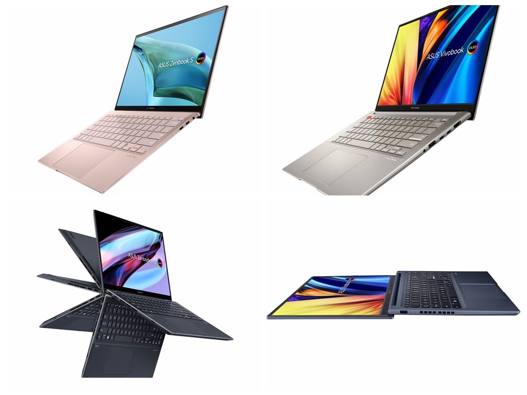 華碩公布多款採用OLED 面板的Zenbook 與Vivobook ，新款Zenbook 以30