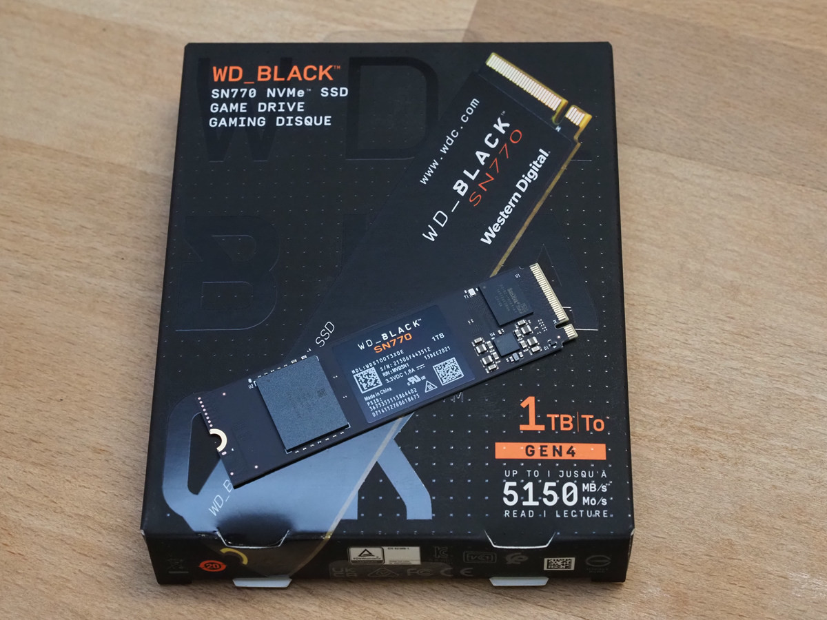 WD_Black SN770 評測，存取性能達5,000MB/s 與4,000MB/s 的平價PCIe