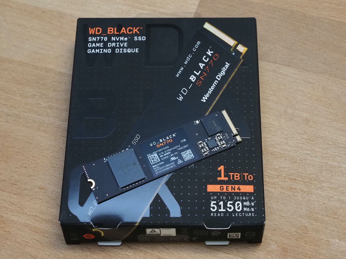 照片中提到了WD BLACK"、SN770 NVME" SSD、GAME DRIVE，包含了電子配件、塔巴斯科媒體傳播、電子產品、西部數據、安克創新科技