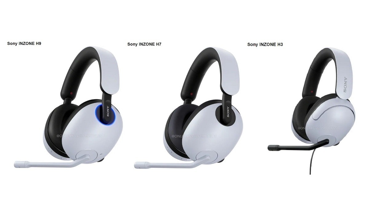 照片中提到了Sony INZONE H9、Sony INZONE H7、Sony INZONE H3,包含了頭戴式耳機、的PlayStation 5、的PlayStation 4、小蒂娜的仙境、Xbox One