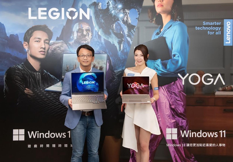 聯想公布 Legion 電競筆電與輕奢商務筆電 Yoga 系列新品在台上市陣容， Intel 第 12 代 Core 加持提供高效能